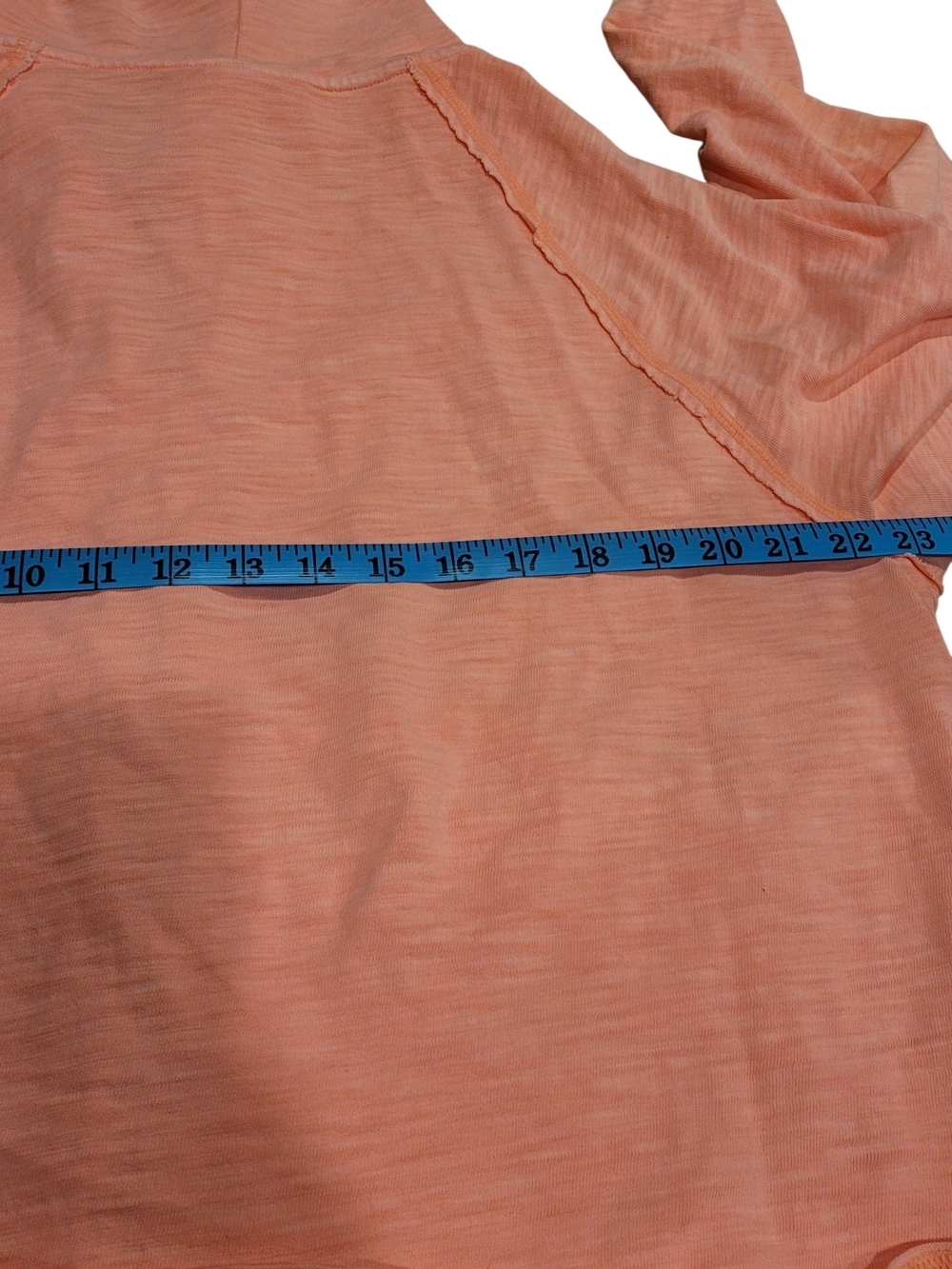 PINK Victoria’s Secret Women’s L Coral Peach Full Zip Hoodie Lightweight 2023 - Picture 3 of 7